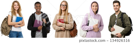 Diverse Students People Set 134926316