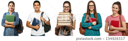 Diverse Students People Set Diverse Students People Set 134926317