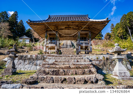 從這裡可以看到星星神社的瑞神門(岡山市北區) 從這裡可以看到星星神社的瑞神門(岡山市北區) 134926864