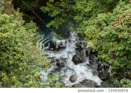 岩手縣八幡平國立公園山谷 岩手縣八幡平國立公園山谷 134926959