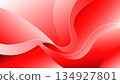 Red Abstract Wave Background with Smooth Gradient Curves and Flowing Liquid Shapes Vector Design 134927801