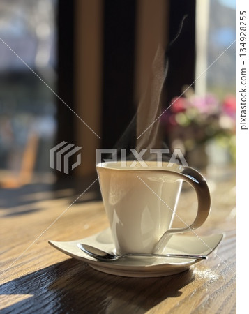 Warm coffee, bright sunshine Warm coffee, bright sunshine 134928255