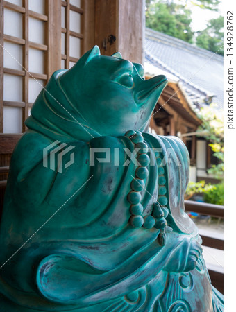 Tanuki statue at Daisho-in Temple, Miyajima Island, Japan Tanuki statue at Daisho-in Temple, Miyajima Island, Japan 134928762