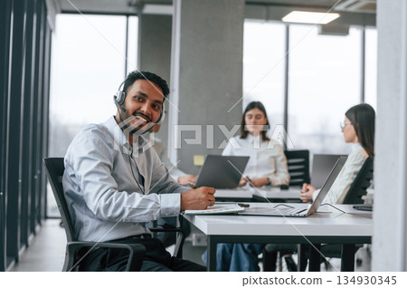 Business people are working together in the office Business people are working together in the office 134930345