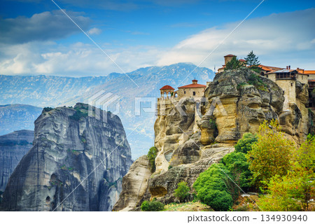 Monastery in Meteora, Greece Monastery in Meteora, Greece 134930940