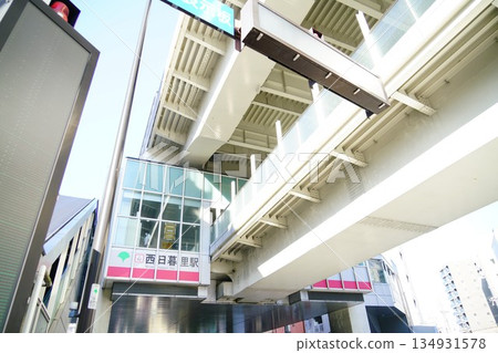 Nishi-Nippori Station on the Toneri Liner, a new transportation system Nishi-Nippori Station on the Toneri Liner, a new transportation system 134931578