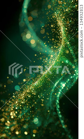 背景材質：閃亮的沙子（綠色×金色） 134932813