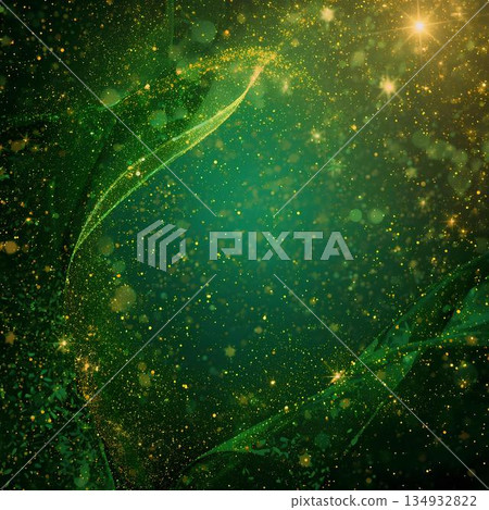 Background material_shining sand (green x gold) Background material_shining sand (green x gold) 134932822