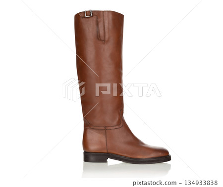 Classic Brown Leather Womans Tall Boot Classic Brown Leather Womans Tall Boot 134933838