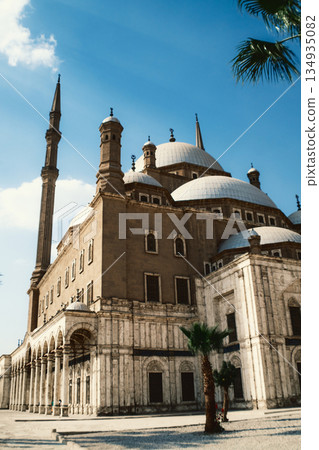 Majesty Of Old Architecture Of Arabic Mosque 134935082