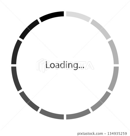 裝載標記的向量圖,由排列成圓形的細單色漸層帶組成。 裝載標記的向量圖,由排列成圓形的細單色漸層帶組成。 134935259