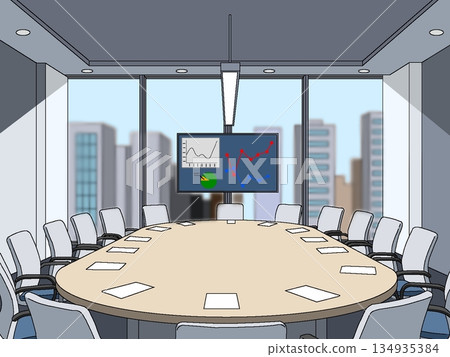 Meeting room in an office building Meeting room in an office building 134935384