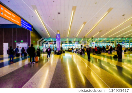 Las Vegas Harry Reid International Airport blurred image 134935417