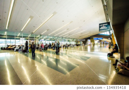 Las Vegas Harry Reid International Airport blurred image 134935418