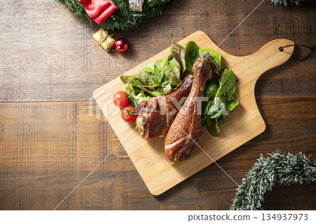 Smoked Turkey Legs Christmas Smoked Turkey Legs Christmas 134937973