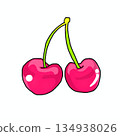 Pop cherry illustration 134938026