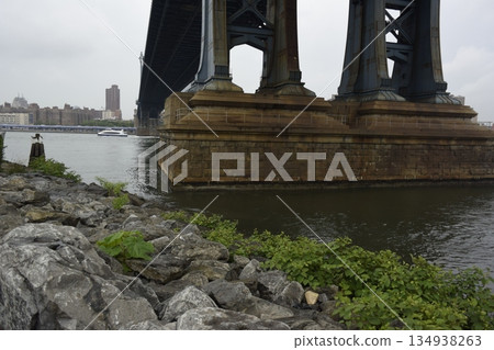 Manhattan Bridge Foundation, Brooklyn, New York 134938263