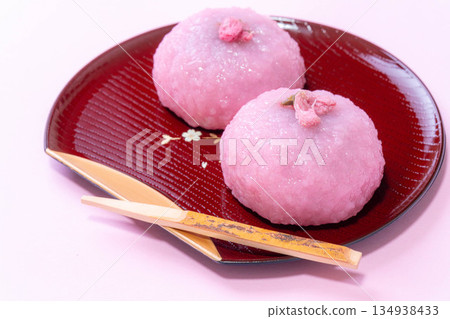 [春季食材] 櫻餅、關西櫻餅、道明寺 [食材] 134938433