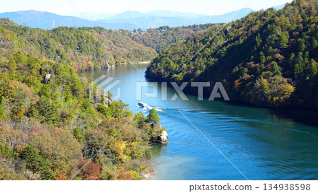 Ena Gorge Autumn scenery Ena Gorge Autumn scenery 134938598