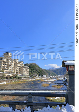 Misasa Onsen in Winter 6 Misasa Onsen in Winter 6 134938635