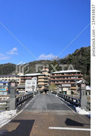 Misasa Onsen in winter 4 Misasa Onsen in winter 4 134938637