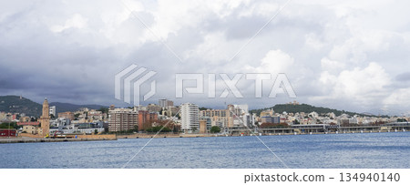 Palma de Mallorca, Baleares, Spain - marina of the maritime promenade of Palma de Mallorca Palma de Mallorca, Baleares, Spain - marina of the maritime promenade of Palma de Mallorca 134940140