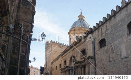 Cathedral of Palermo dedicated to the Assumption of the Virgin Mary - Palermo, Sicily, Italy 134940153