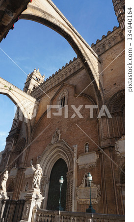 Cathedral of Palermo dedicated to the Assumption of the Virgin Mary - Palermo, Sicily, Italy Cathedral of Palermo dedicated to the Assumption of the Virgin Mary - Palermo, Sicily, Italy 134940164