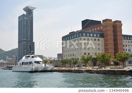 Mojiko Retro: Old and New: Historic Buildings and Modern Skyscrapers Mojiko Retro: Old and New: Historic Buildings and Modern Skyscrapers 134940496