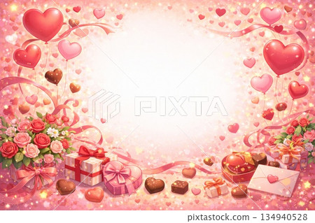 框架材質:情人節巧克力 框架材質:情人節巧克力 134940528