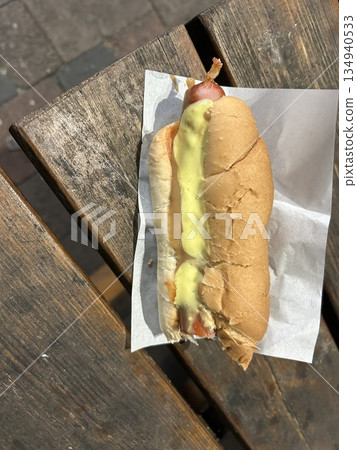 The most delicious hot dog in the universe, from Bijlarins Best, which I bought in downtown Reykjavik, the capital of Iceland. The most delicious hot dog in the universe, from Bijlarins Best, which I bought in downtown Reykjavik, the capital of Iceland. 134940533