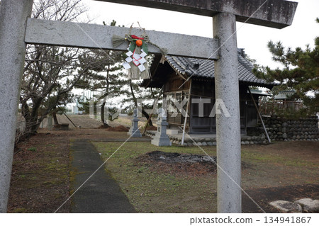 Third day of the New Year at the local Shinmei Shrine Third day of the New Year at the local Shinmei Shrine 134941867