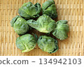 Harvested Brussels sprouts 134942103