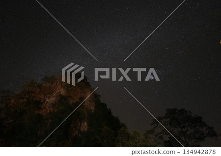 A starry sky and occasional shooting stars from Spring River Resort in Conroe A starry sky and occasional shooting stars from Spring River Resort in Conroe 134942878
