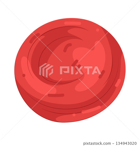 Illustration of red blood cell Illustration of red blood cell 134943020
