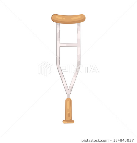 Illustration of crutches 134943037