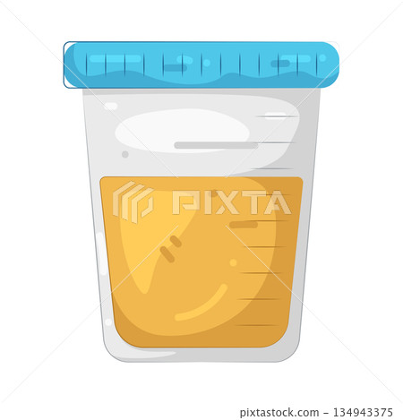 Illustration of urine test Illustration of urine test 134943375