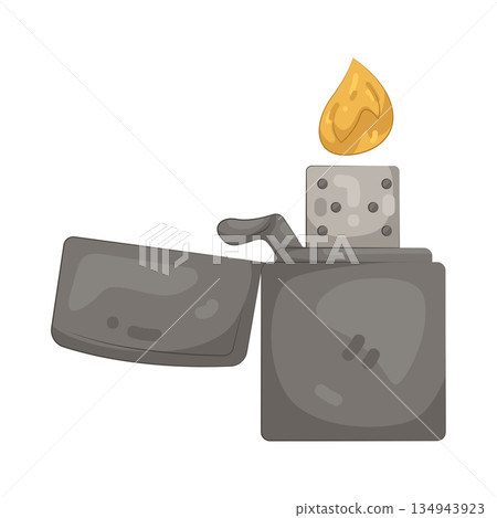 Illustration of lighter Illustration of lighter 134943923