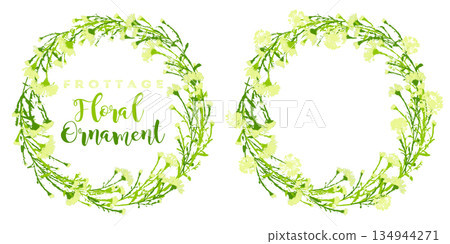 用拓印法剪出的花葉圖案 134944271