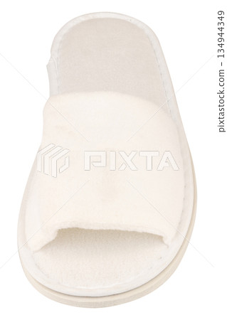 Home slippers on a white background Home slippers on a white background 134944349