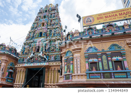 Sri Maha Mariamman Temple Gopuram, Kuala Lumpur, Malaysia 134944849