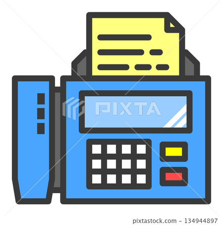 用於傳送和接收商務文件和資訊的傳真電話示意圖 用於傳送和接收商務文件和資訊的傳真電話示意圖 134944897