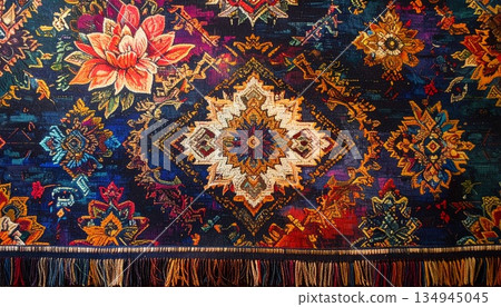 traditional turkish carpet, thai style painting, Vibrant Thai Traditional Handwoven Textiles with Intricate Ancient Patterns and Fringe, traditional thai fabric traditional turkish carpet, thai style painting, Vibrant Thai Traditional Handwoven Textiles with Intricate Ancient Patterns and Fringe, traditional thai fabric 134945045