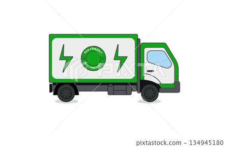 truck, vector, icon 134945180