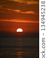 The sun rising from the sea The sun rising from the sea 134945238