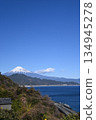 A beautiful winter morning view of the sea and clouds from Suruga Bay A beautiful winter morning view of the sea and clouds from Suruga Bay 134945278