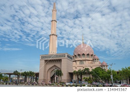 Pink Mosque exterior, Putrajaya, Malaysia 134945567