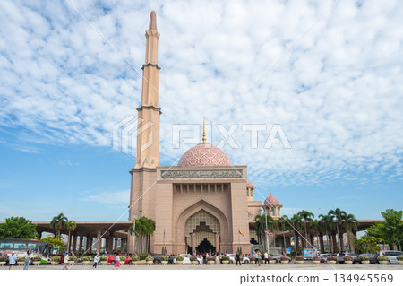 Pink Mosque exterior, Putrajaya, Malaysia 134945569