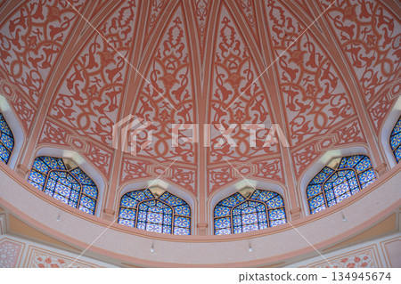Pink Mosque, Putrajaya, Malaysia 134945674