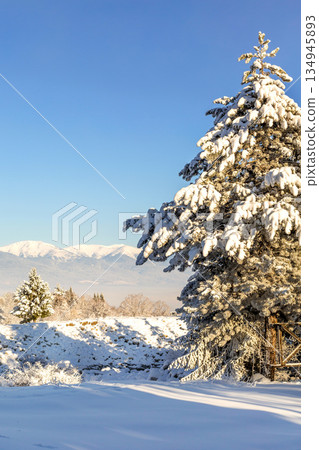 Ski resort Bansko, Bulgaria, winter view Ski resort Bansko, Bulgaria, winter view 134945893